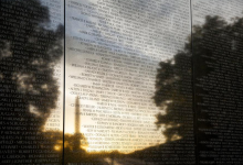 Emotional Reflections at the Vietnam Veterans Memorial