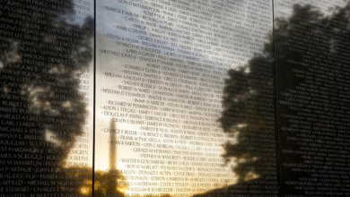 Emotional Reflections at the Vietnam Veterans Memorial
