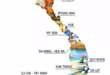 Vietnam Tourist Map: Key Cities and Attractions Guide