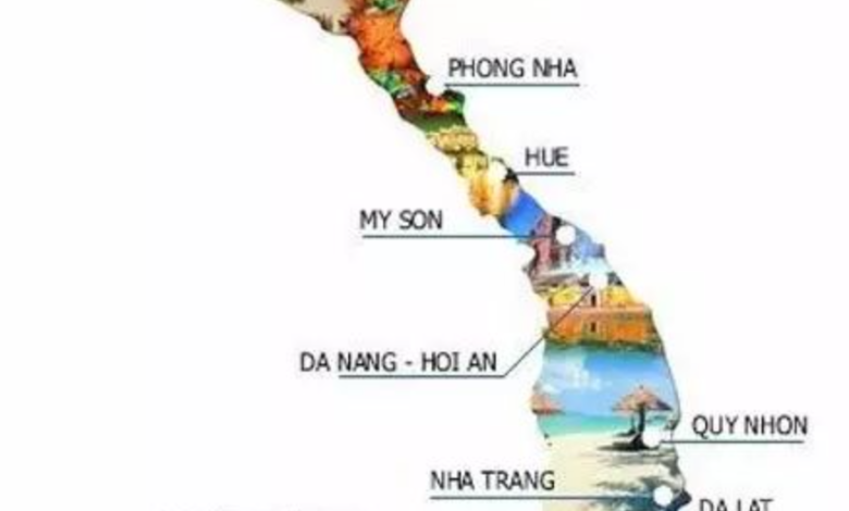 Vietnam Tourist Map: Key Cities and Attractions Guide